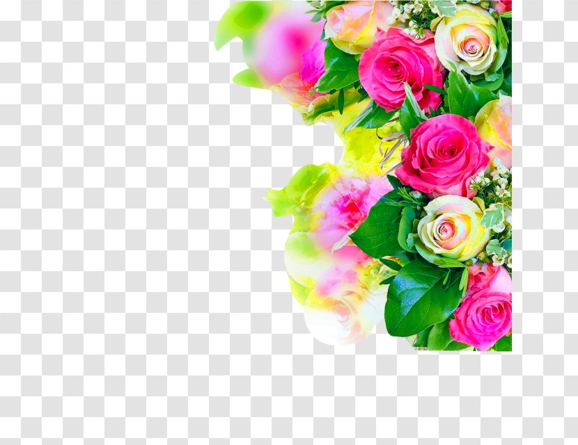 Desktop Wallpaper Rose Image Flower Bouquet - Artificial Transparent PNG