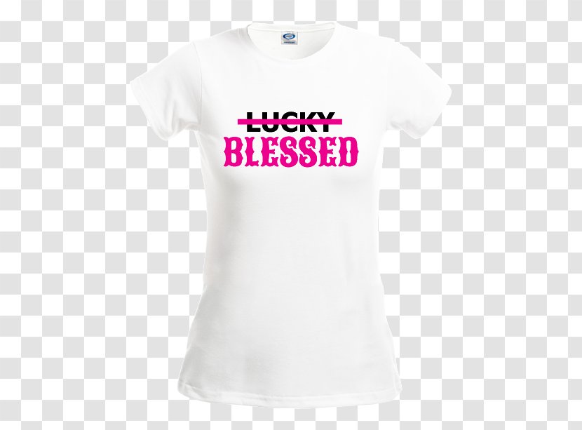 T-shirt Clothing Sleeve Outerwear - T Shirt - Blessed Transparent PNG