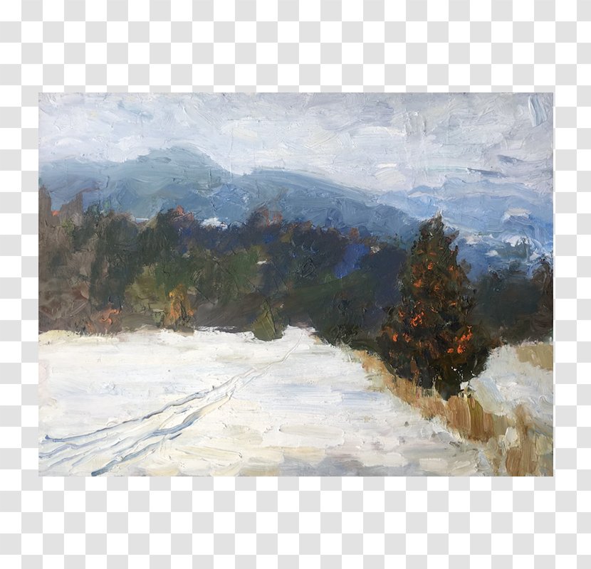 Watercolor Painting Glacial Landform Landscape - Mountain - Journey Transparent PNG
