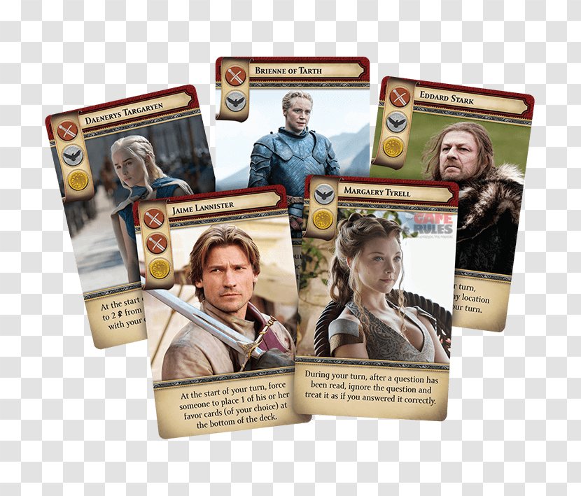 Card Game A Of Thrones: Second Edition Daenerys Targaryen - King Transparent PNG