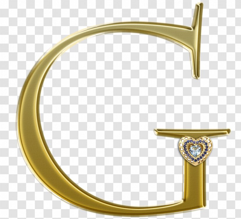 Letter Gold Alphabet - Fashion Accessory - LETRAS Transparent PNG
