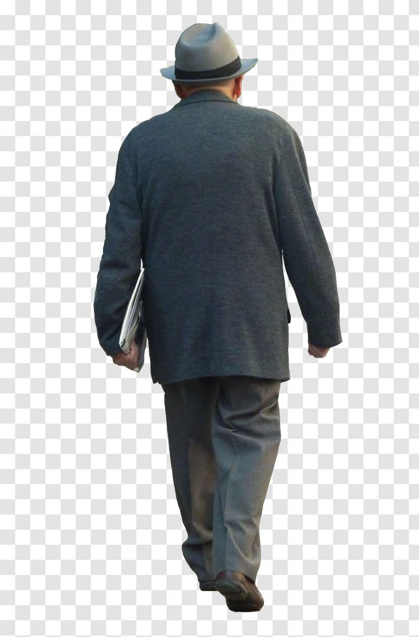 Walking Drawing Old Age Child - Jacket - People Transparent PNG