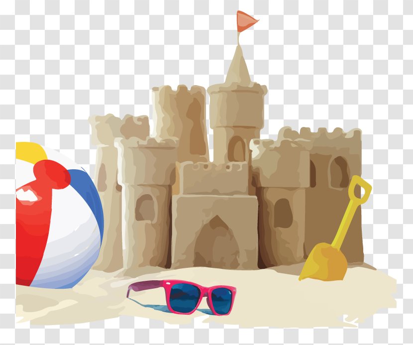 Sand Art And Play Castle Sculpture Drawing Jacksonville Beach - Child Transparent PNG