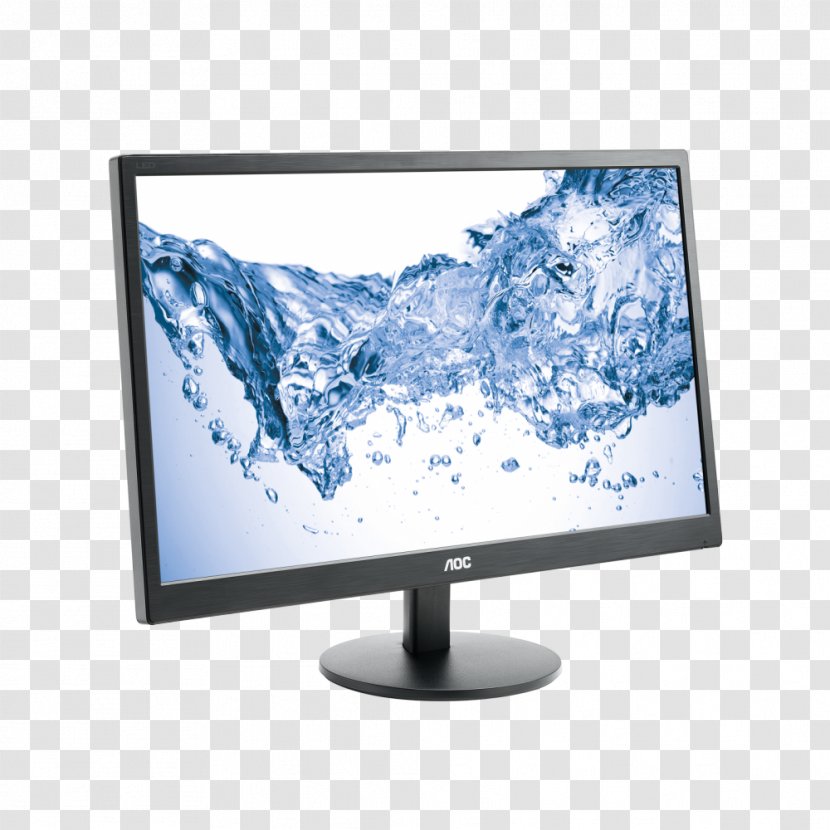 Computer Monitors LED-backlit LCD Backlight Liquid-crystal Display AOC International - Monitor - Lcd Transparent PNG