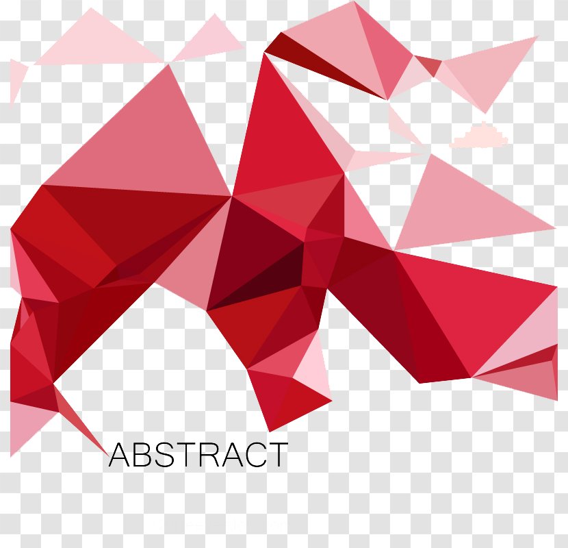 Triangle - Irregular Graphics Red Transparent PNG