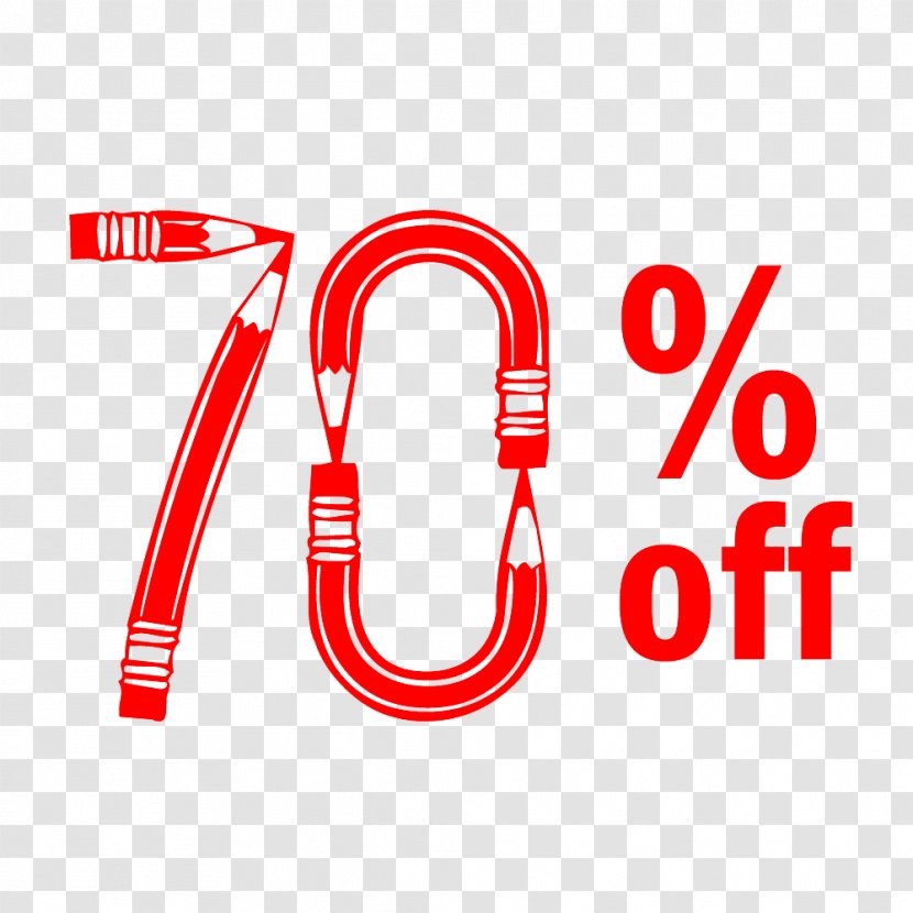 Back To School 70% Off Discount Tag. - Text - Brand Transparent PNG