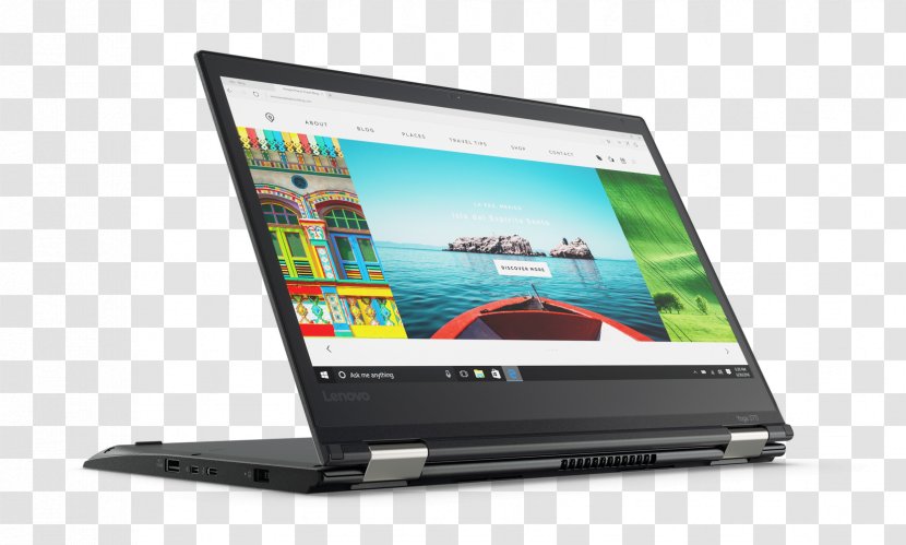 Laptop Lenovo ThinkPad Yoga 370 20J - Screen Transparent PNG