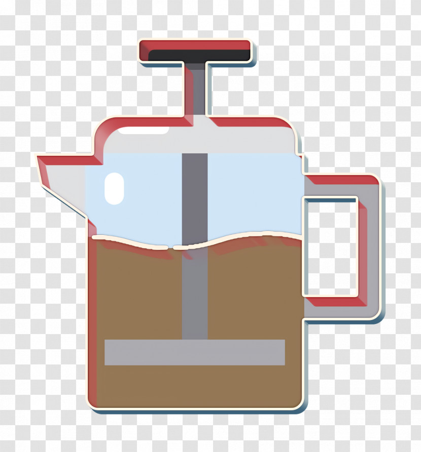 French Press Icon Food And Restaurant Icon Coffee Shop Icon Transparent PNG
