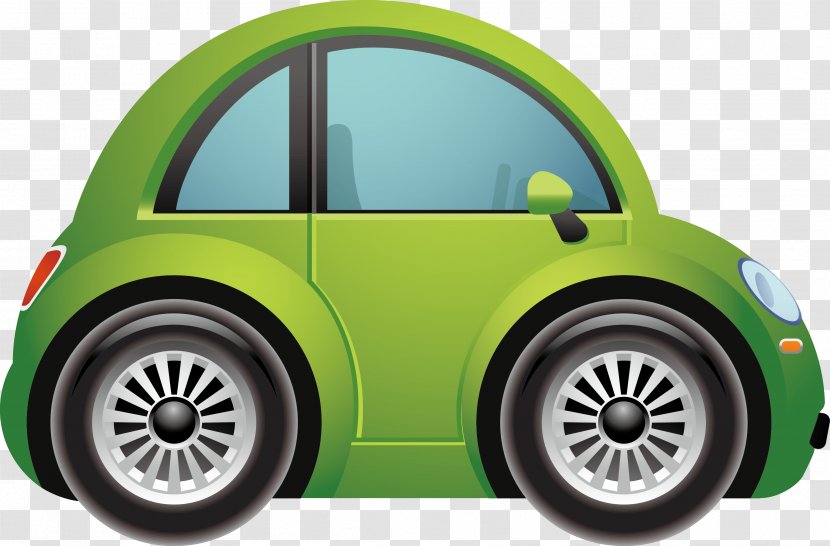 Sports Car Electric Vehicle Convertible Compact - Mode Of Transport - Green Beetle Transparent PNG