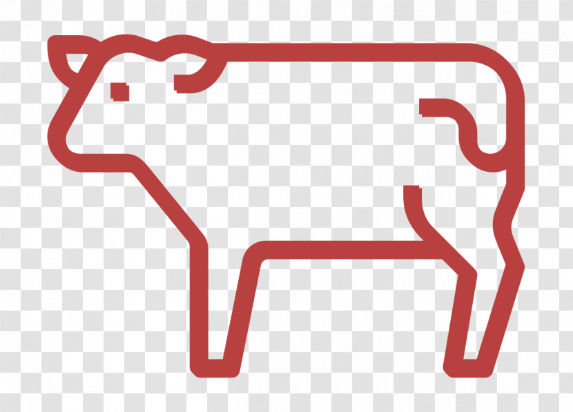 Food Icon Cow Icon Transparent PNG