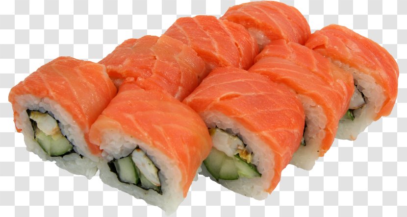 California Roll Sashimi Smoked Salmon Sushi Recipe - Cuisine Transparent PNG