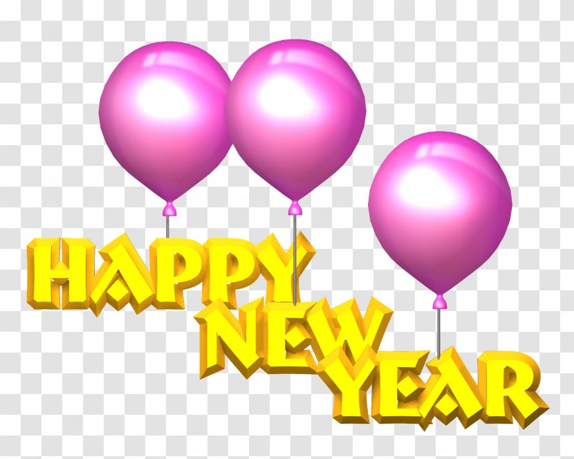 New Year's Day Wish Resolution - Magenta - Happy Year Transparent PNG