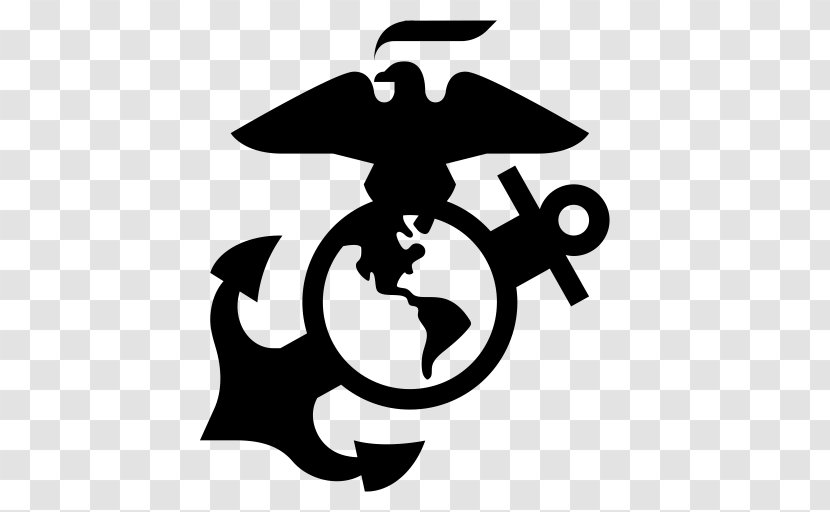 United States Marine Corps Eagle, Globe, And Anchor Military Marines - Monochrome Photography Transparent PNG