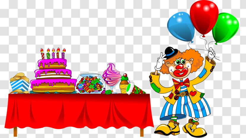 Clown Birthday Illustration - Party - Magic Transparent PNG
