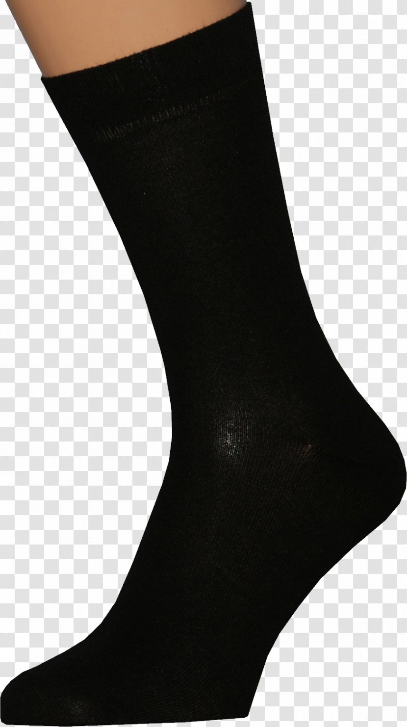 Christmas Stocking Sock Hosiery - Cartoon - Black Socks Image Transparent PNG