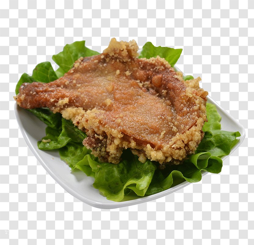 Food Deep Frying Cutlet Chicken Thighs Vegetarian Cuisine - Fried Transparent PNG
