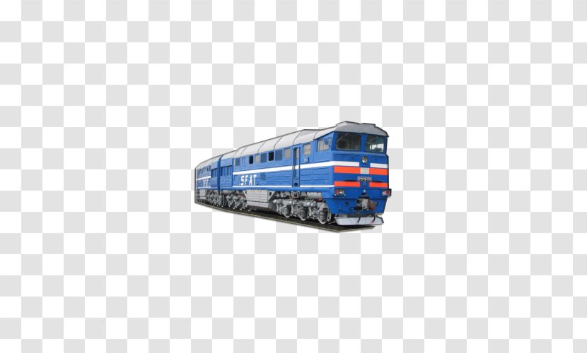 Train Rail Transport Steam Locomotive Track - Creative Transparent PNG