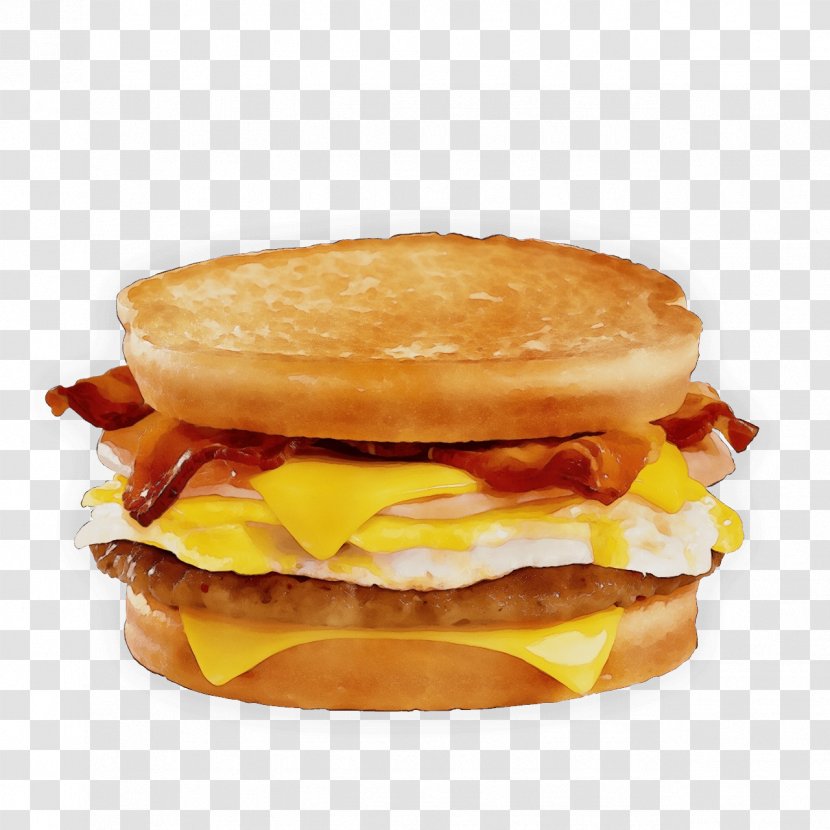 Hamburger - Junk Food - Breakfast Roll Cuisine Transparent PNG