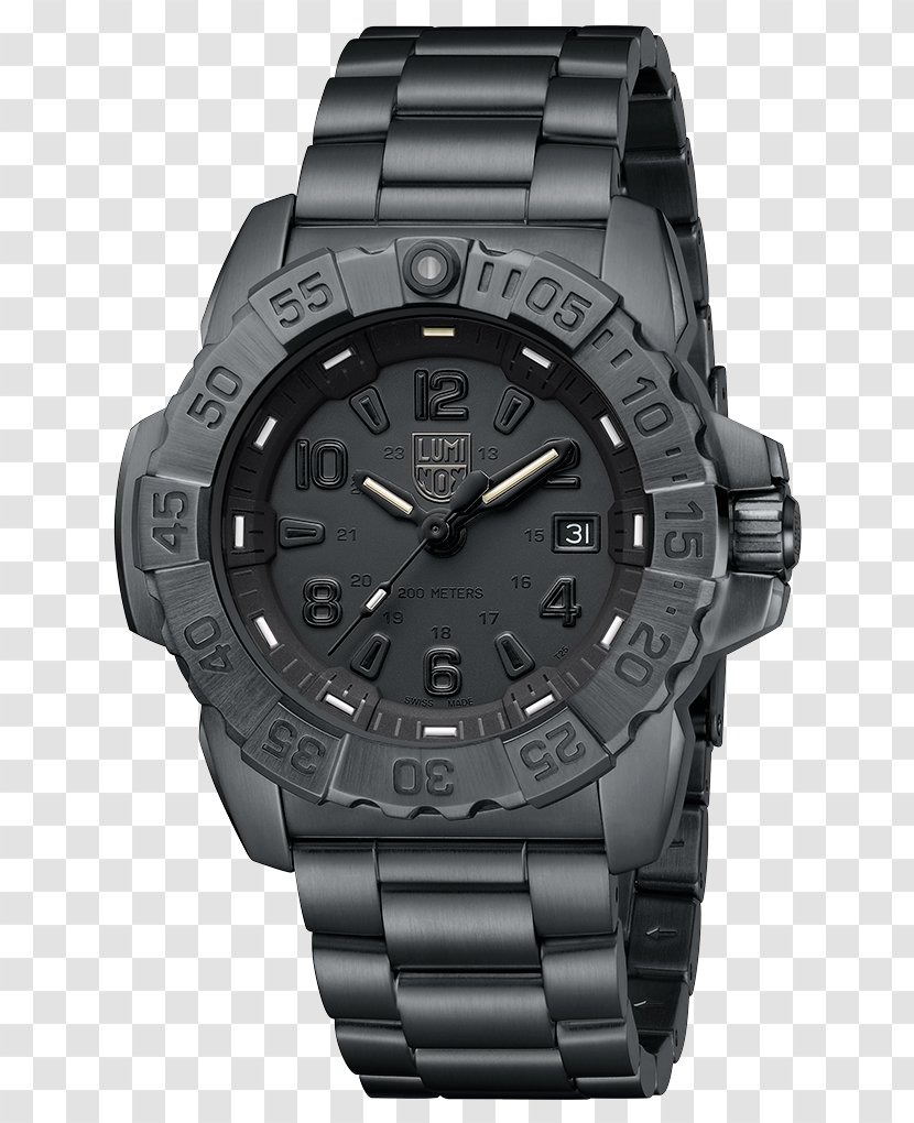 Luminox Navy Seal Colormark 3050 Series United States SEALs Watch - Accessory Transparent PNG