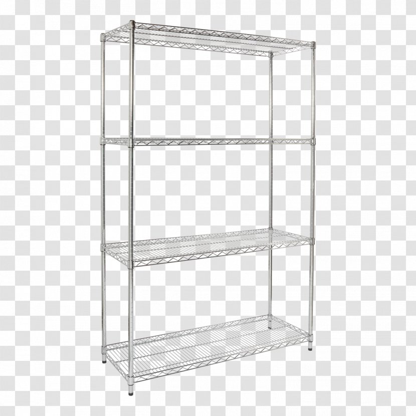 Wire Shelving Shelf Chrome Plating Kitchen Caster - Furniture - Shelves Transparent PNG