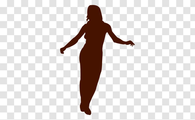 Silhouette Dance Woman Transparent PNG