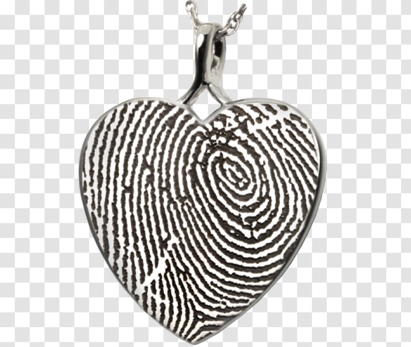 Locket Necklace Charms & Pendants Gold Jewellery - Cremation - Heart Fingerprint Transparent PNG