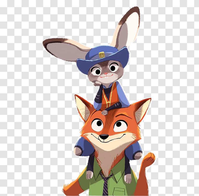 Nick Wilde Lt. Judy Hopps Drawing Film - ZOOTROPOLIS Transparent PNG