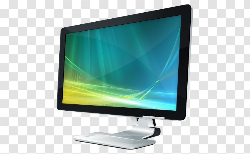 Computer Monitor Apple Icon Image Format - Led Backlit Lcd Display Transparent PNG