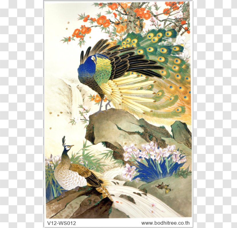 Gongbi Chinese Painting Interior Design Services Wallpaper - Textile - Chinoiserie Transparent PNG