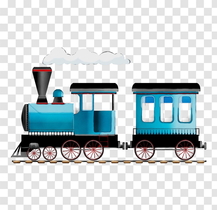 Train Locomotive Transport Vehicle Rolling Stock Transparent PNG