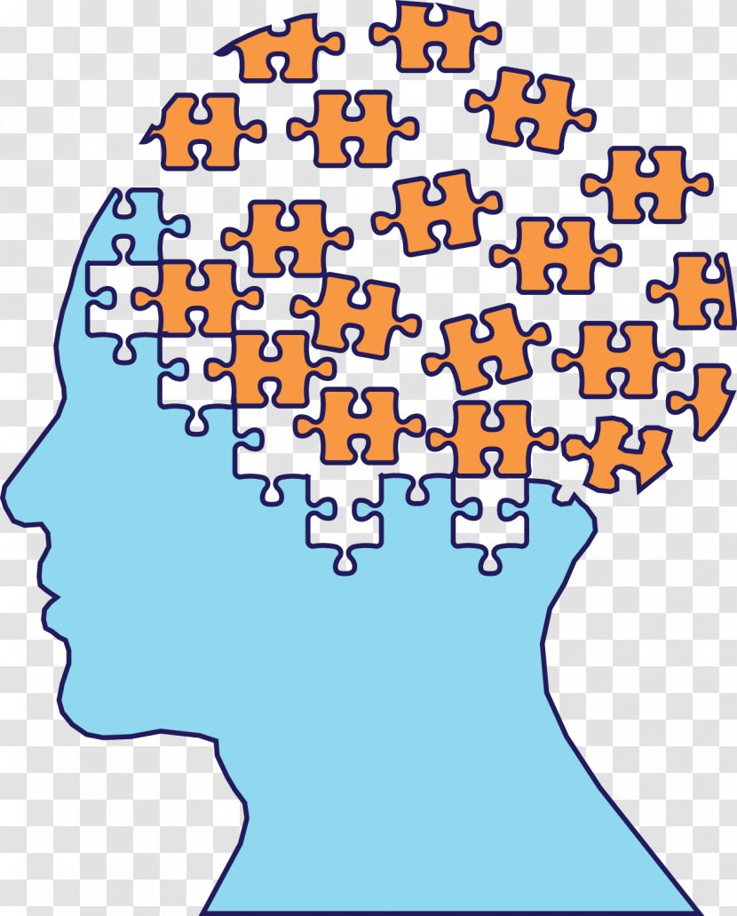 Jigsaw Puzzles Human Behavior Line Organism Clip Art - Brain Transparent PNG
