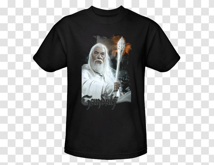 T-shirt The Lord Of Rings Gandalf Clothing - Unisex Transparent PNG