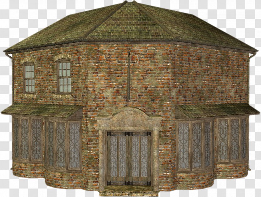 House Painting Facade Roof - Hut - Minecraft Houses Middle Ages Transparent PNG