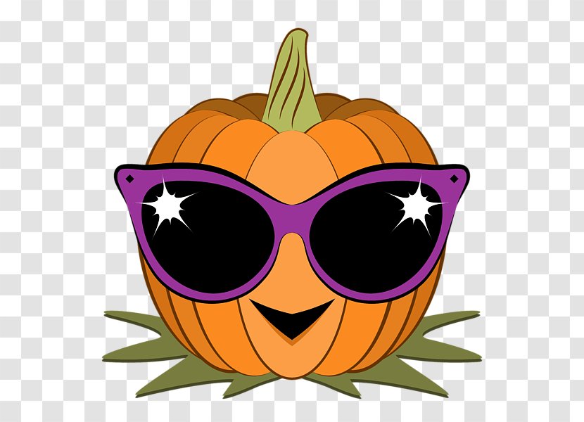 Jack-o'-lantern Pumpkin Cucurbita Maxima Clip Art - Flower - Skull Wearing Sunglasses Transparent PNG