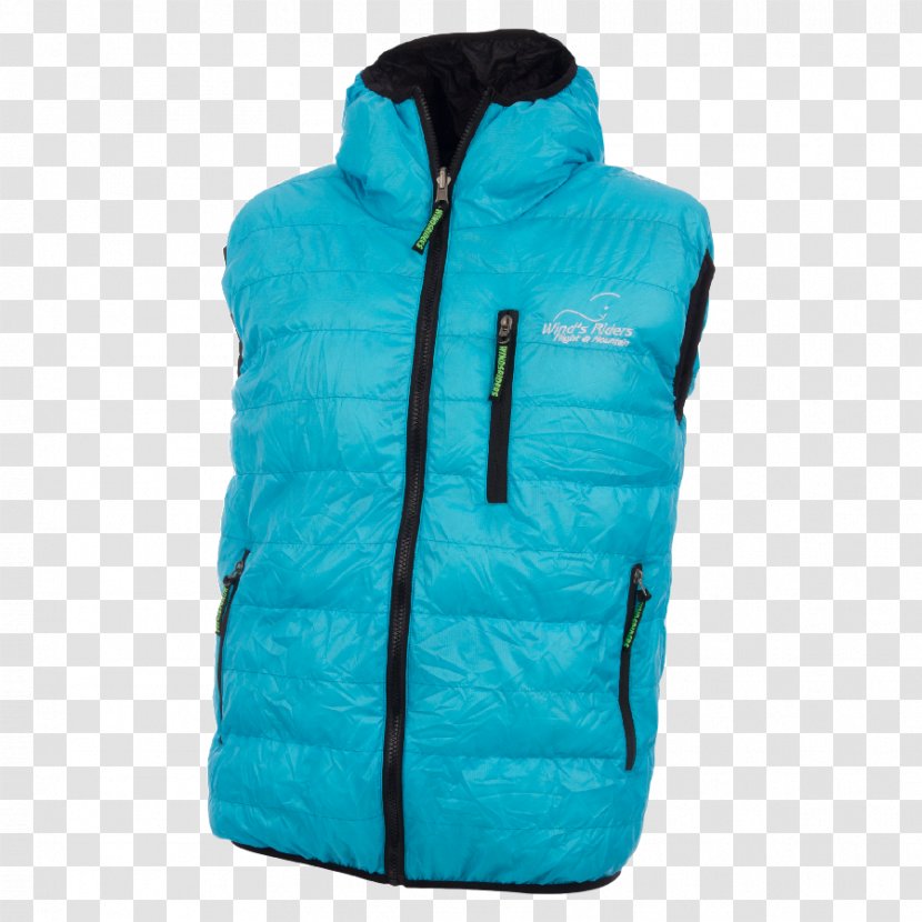Gilets Hood Jacket Turquoise - Aqua Transparent PNG