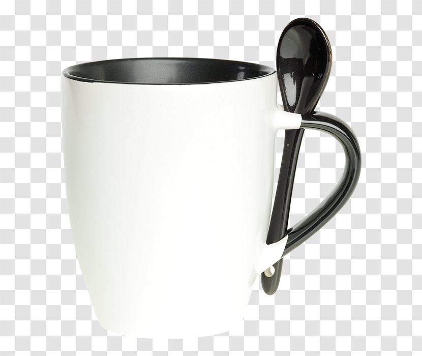 Mug Ceramic Spoon Handle Cup Transparent PNG