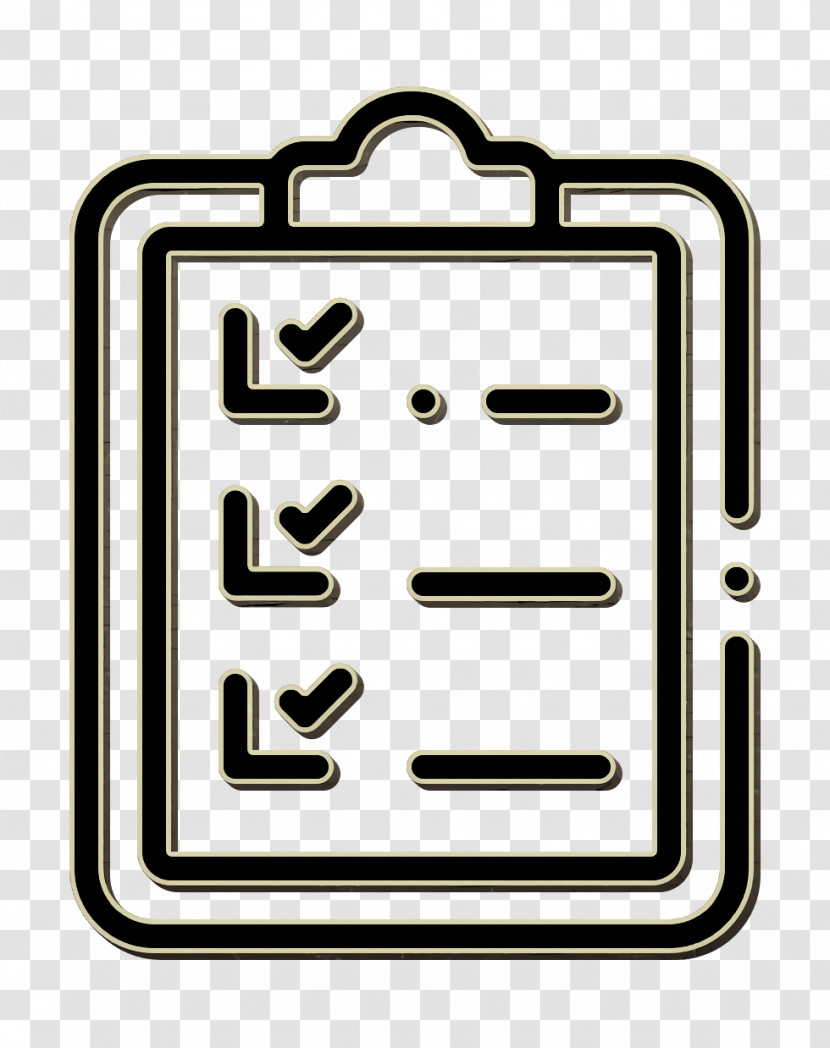 Interview Icon Notepad Icon Check List Icon Transparent PNG