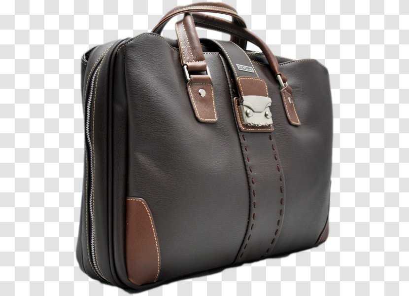 Briefcase Leather Handbag Hand Luggage - Design Transparent PNG
