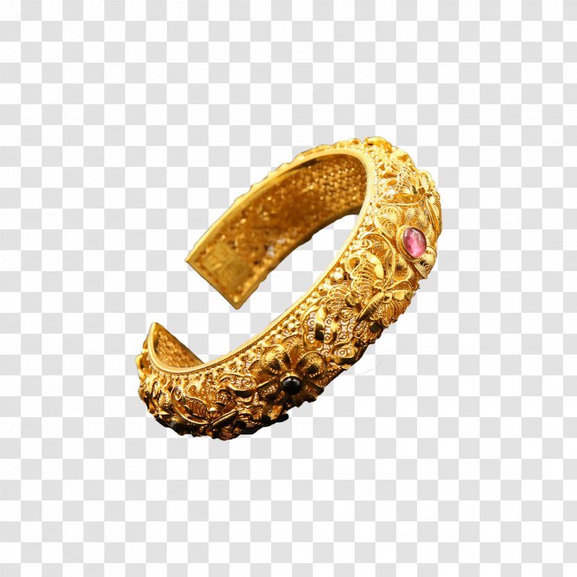 Bangle Gold Ring - Assortment Filigree Transparent PNG