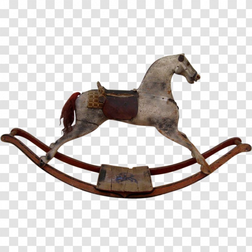 Rocking Horse Antique Toy Collectable - Like Mammal Transparent PNG
