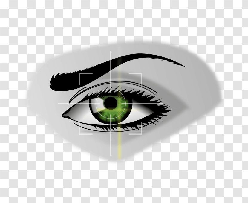 Retinal Scan Image Scanner Human Eye Clip Art - Eyelash Transparent PNG