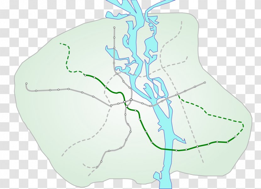 Syretsko–Pecherska Line Kiev Metro Rapid Transit Vyshhorodsko–Darnytska - Frame - Map Transparent PNG