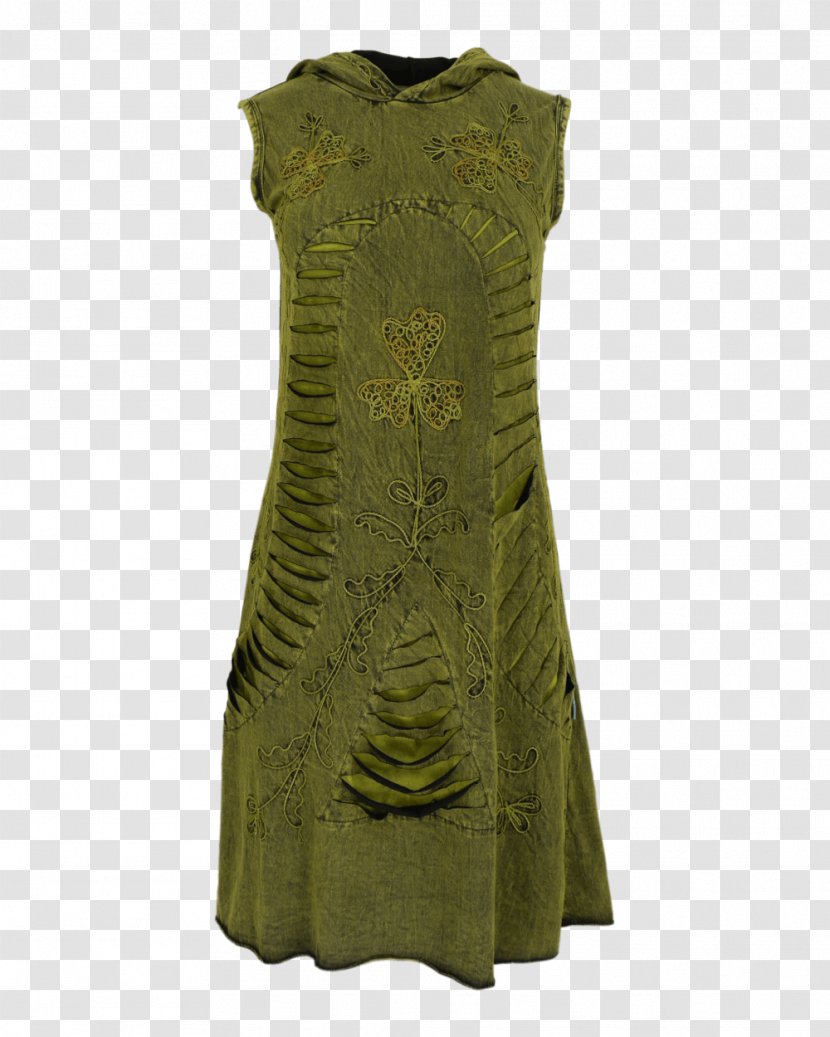 Cocktail Dress Sleeve Khaki Transparent PNG