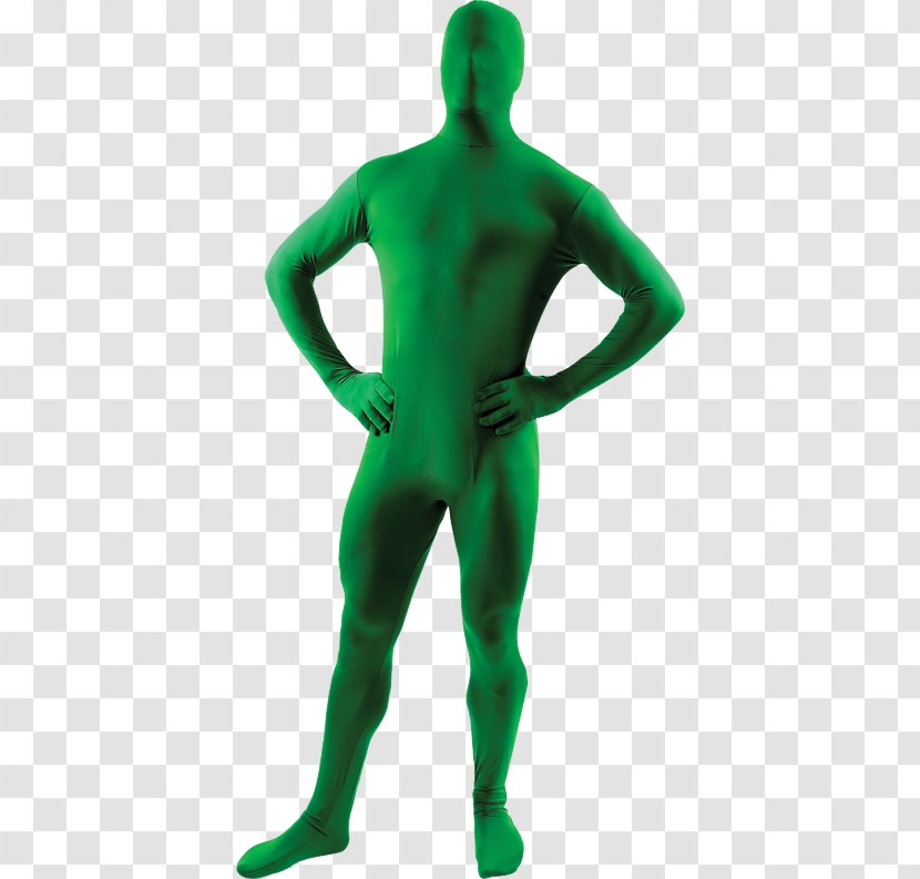 Morphsuits Green Costume Bodysuit - Standing - Suit Transparent PNG