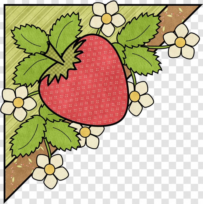 Strawberry Ice Cream Aedmaasikas Fruit - Drawing - Hand-painted Transparent PNG