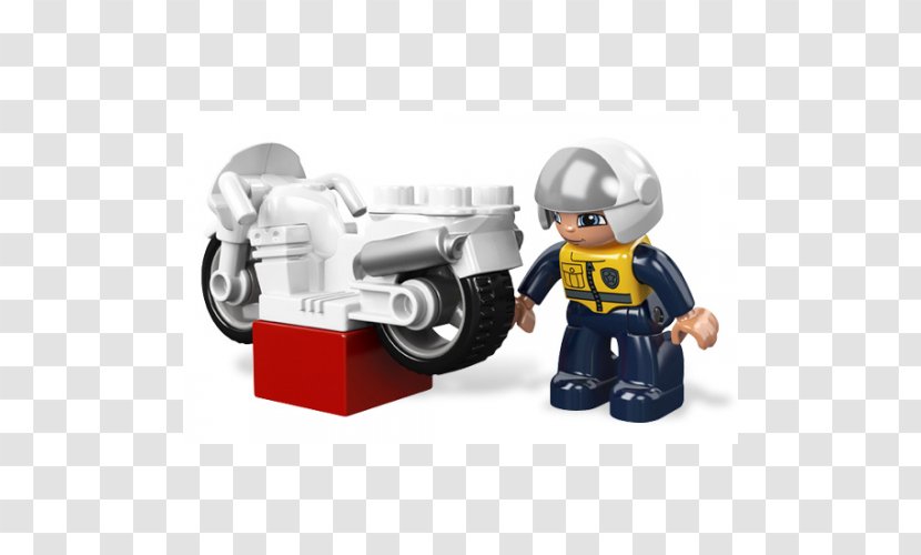 LEGO 5679 Duplo Police Bike Motorcycle Toy - Construction Set - Lego Transparent PNG
