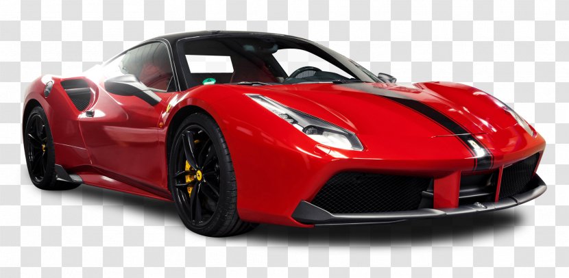 Ferrari 488 Sports Car 458 Spider - Performance - Red GTB Transparent PNG