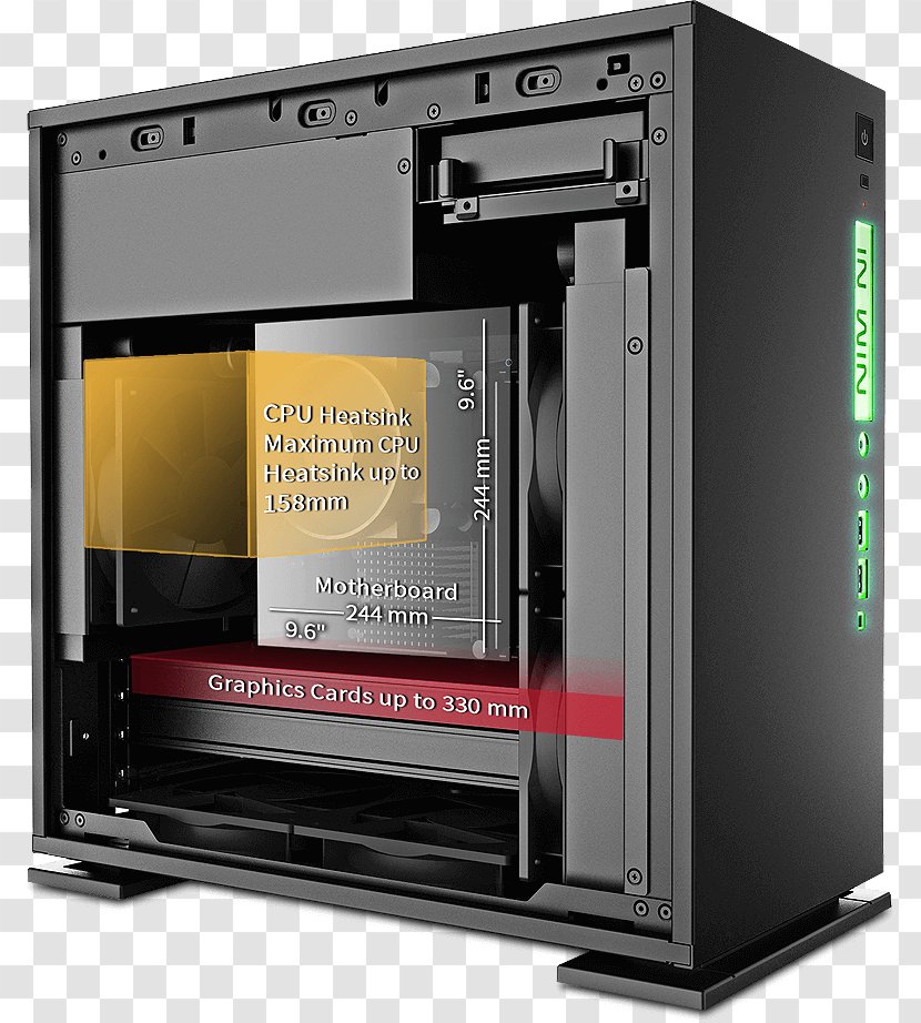 Computer Cases & Housings In Win Development MicroATX Personal - Motherboard Transparent PNG