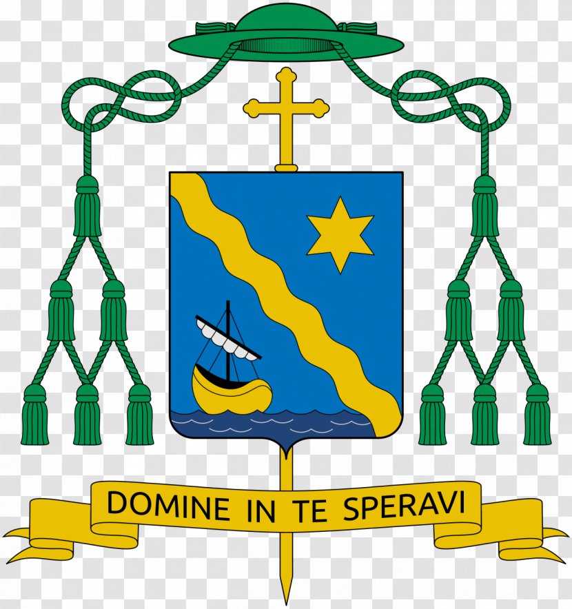 Coat Of Arms Bishop Saint Anselm's Abbey Crest Ecclesiastical Heraldry - Signage - Text Transparent PNG