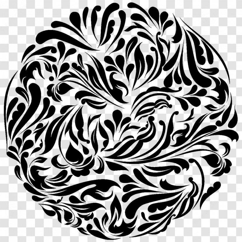 Ornament Black And White Decorative Arts - Photography - Lace Boarder Transparent PNG